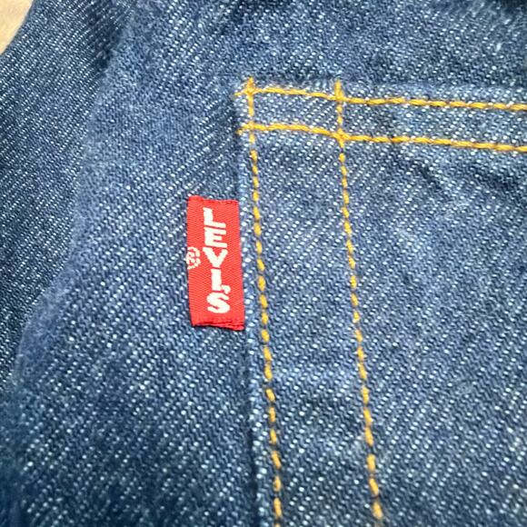 Levis Premium Jeans Womens 31 x 30 Blue 501 '90s Selvedge Dark Wash Button Fly - Picture 4 of 15